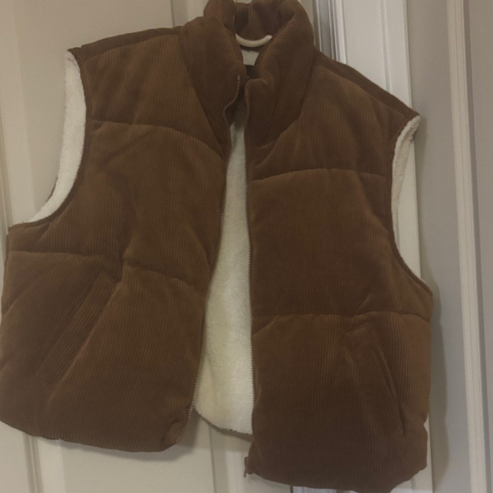 Fashion Nova Warm Brown Vest